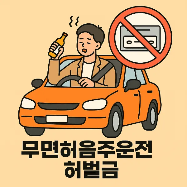 원주법률사무소, 무면허음주운전벌금
